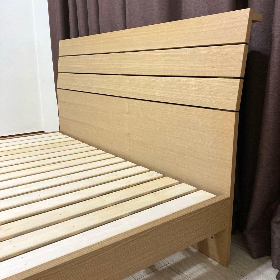 【自社配送エリア限定販売】小傷有り ニトリダブルサイズベッドフレーム！