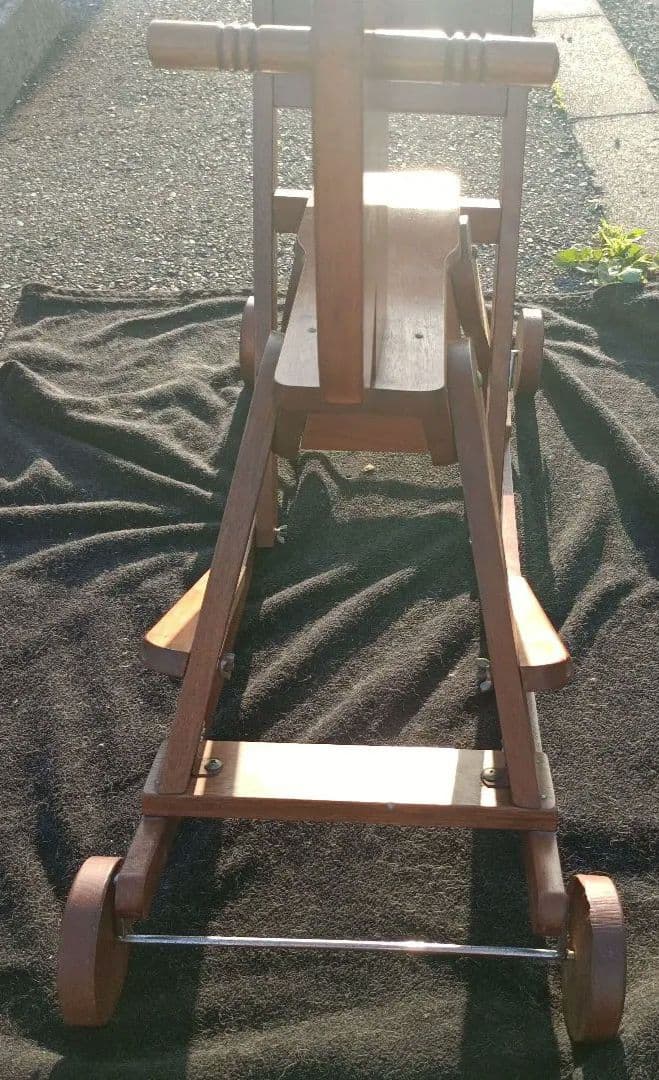 イスところつき木馬　2点　アンティーク