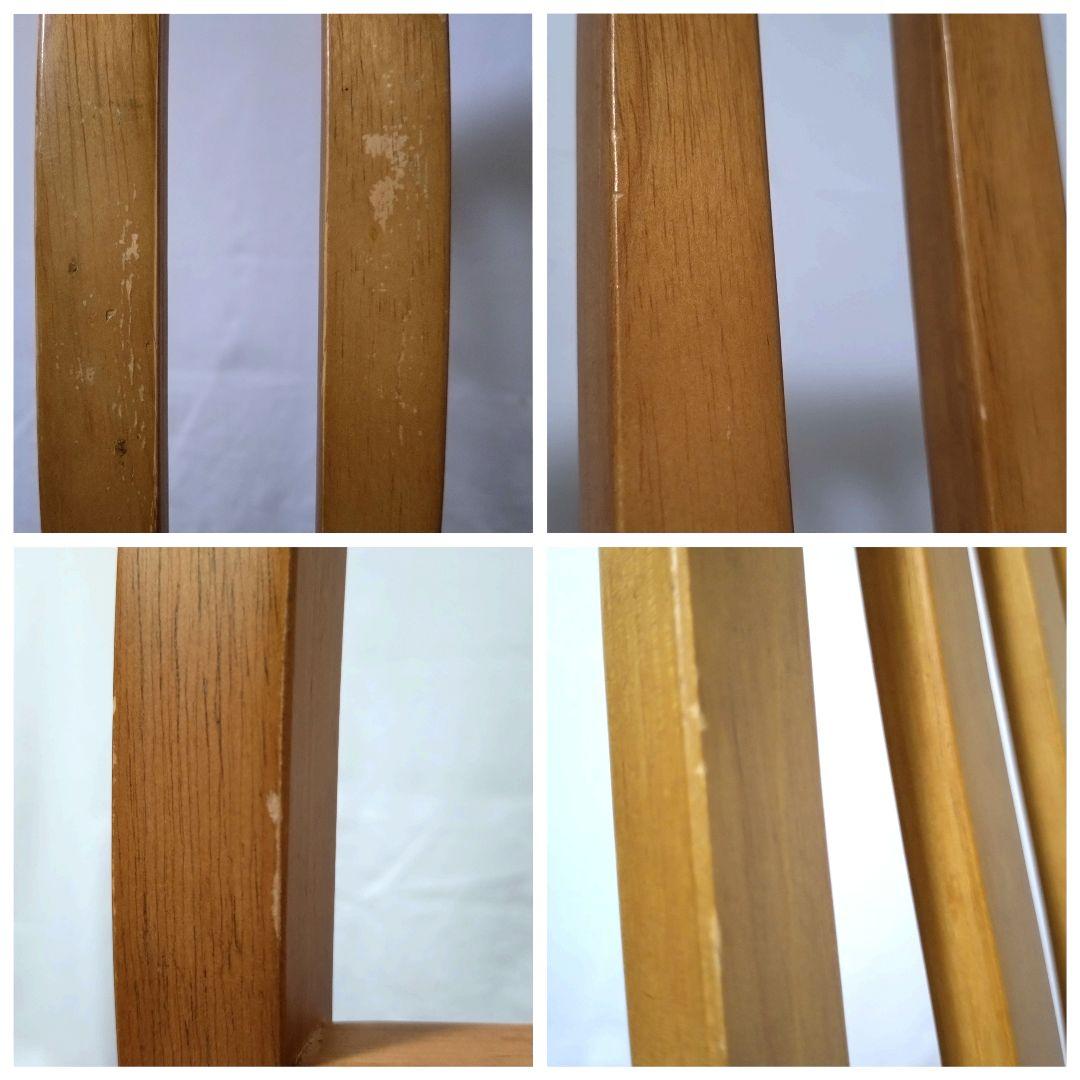 朝日木材加工　ダイニングチェア　2脚セット　座面カバー付き　送料無料