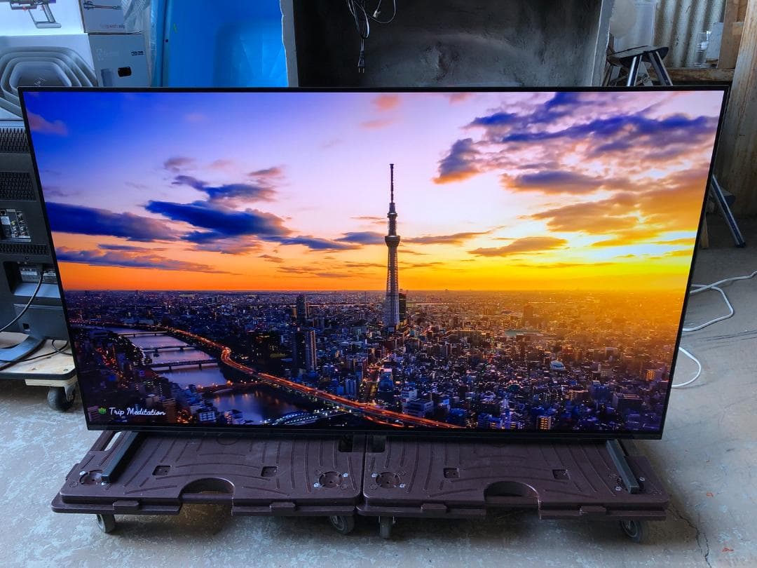 ソニー 55V型 4K 有機ELテレビ XRJ-55A80J 2021年製