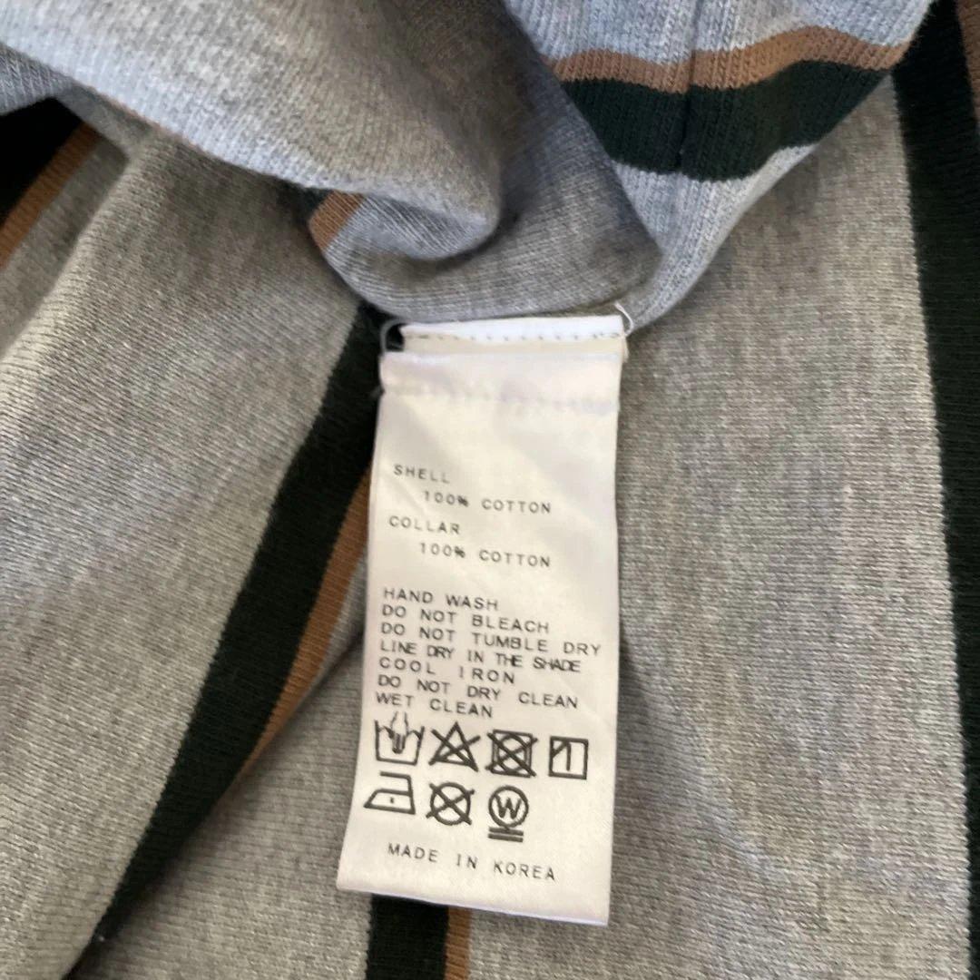 ジャーナルスタンダード新品同様　グレーの長袖ポロシャツ