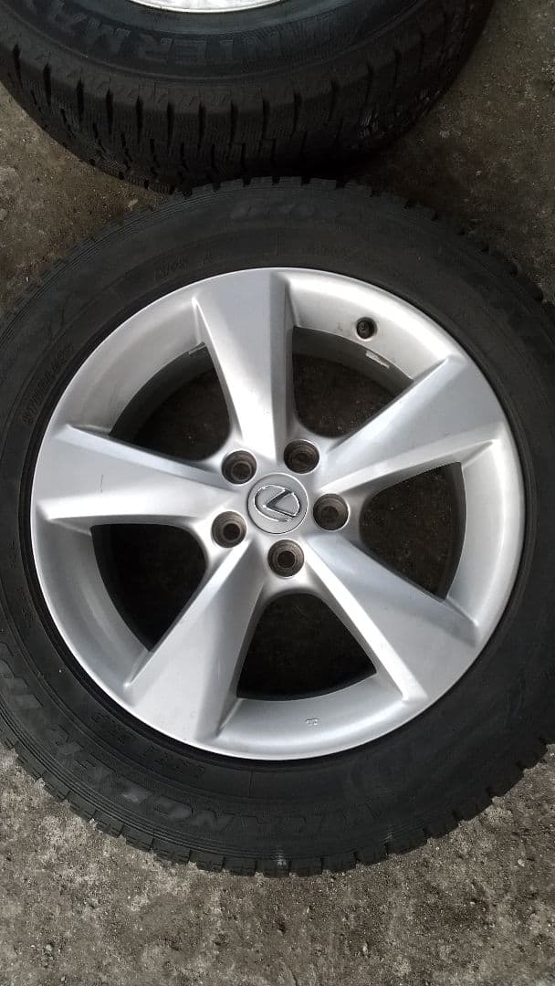 レクサス　rx 5穴　純正ホイール　18インチ 235/60r18 ２本