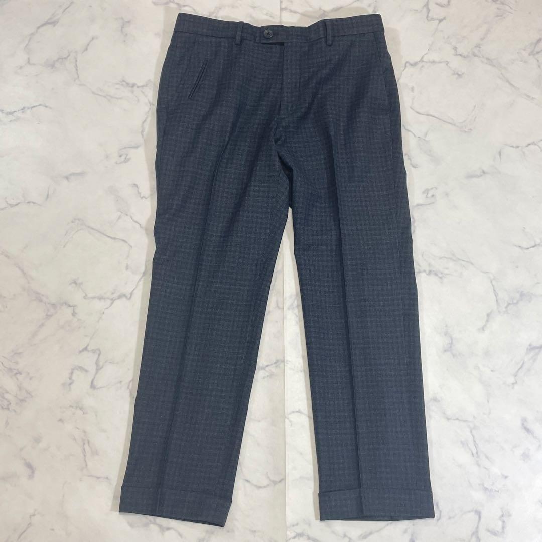 現行✨ ポールスミス REDA スーツ セットアップ チェック柄 裏地花柄 総柄