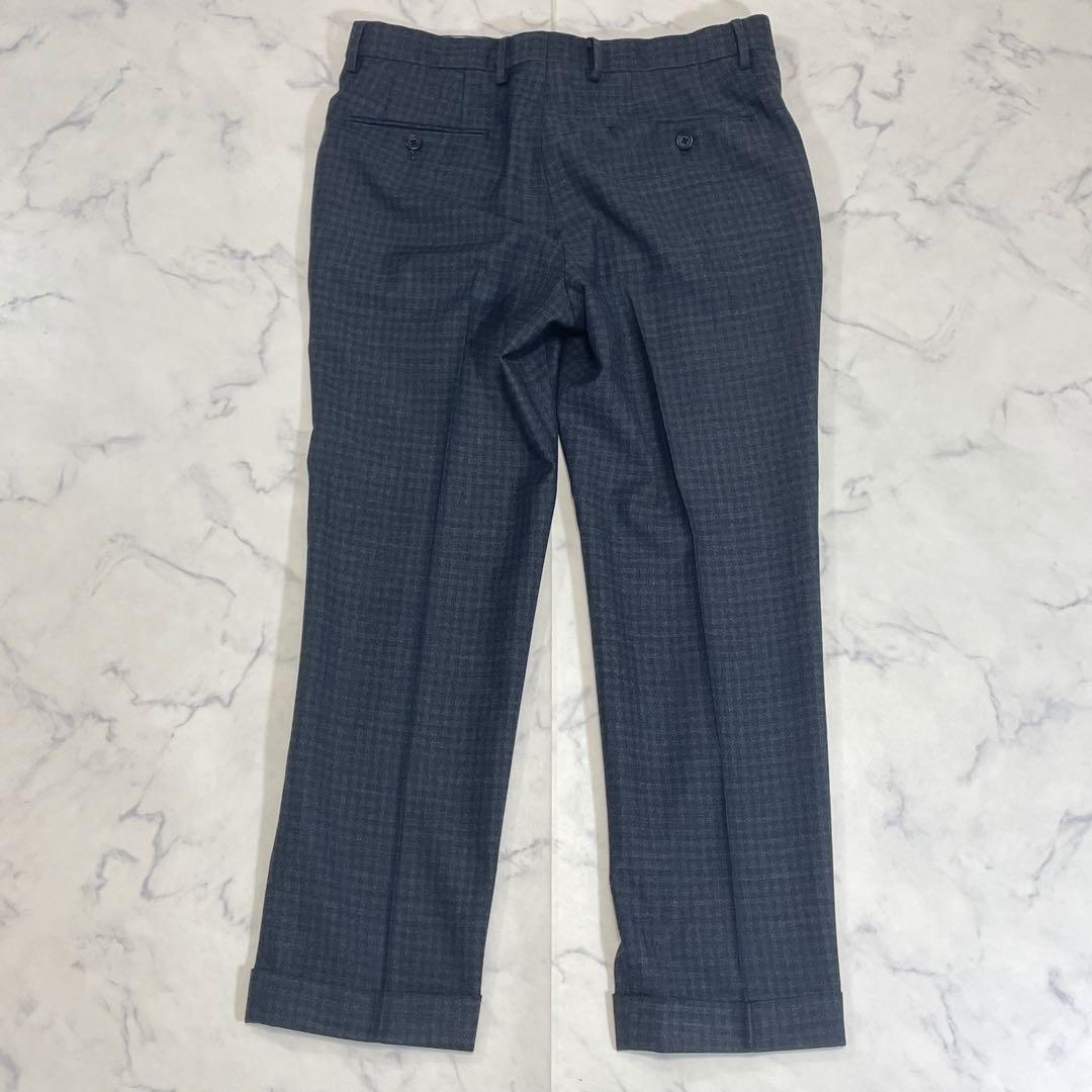 現行✨ ポールスミス REDA スーツ セットアップ チェック柄 裏地花柄 総柄