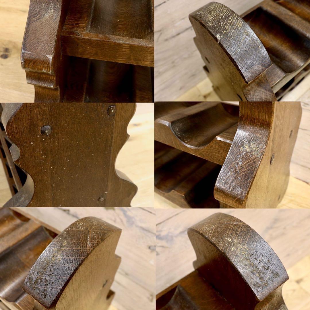 GMIH210○木製ワインラック 3段 アンティーク ワインホルダー ヨーロピ