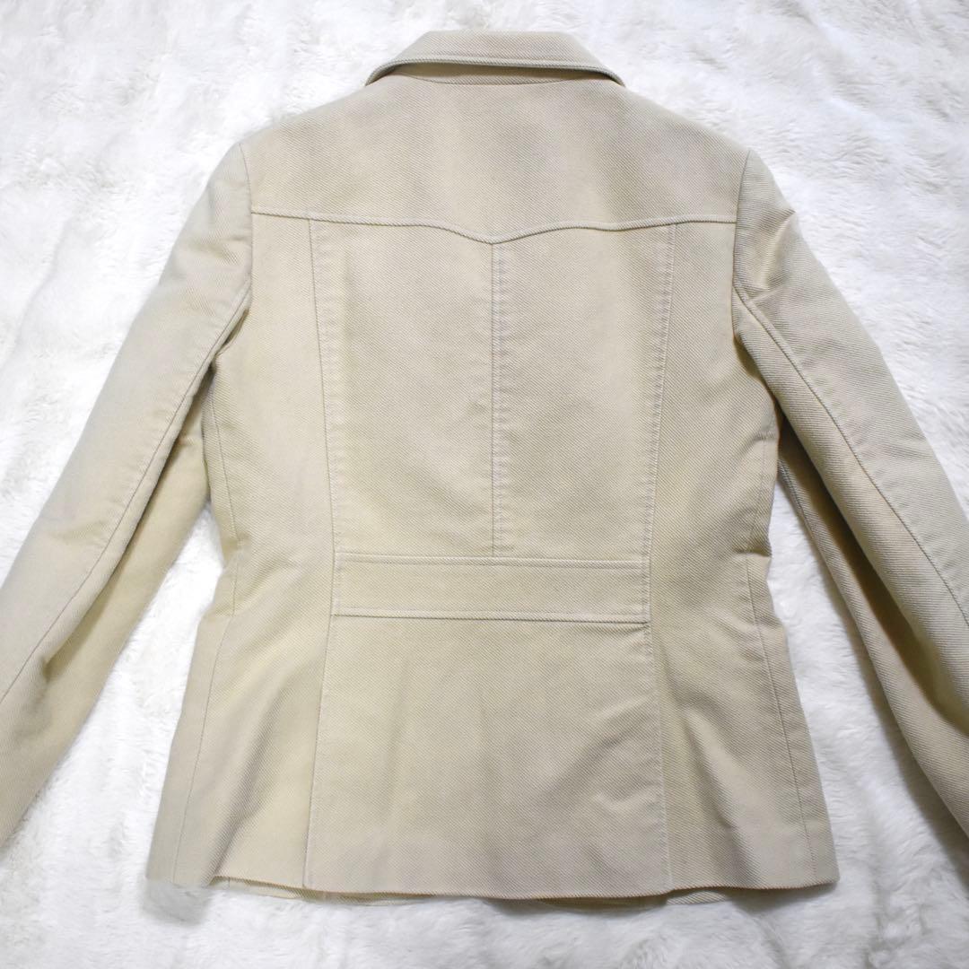 極美品✨バーバリーロンドン　テーラードジャケット　コーデュロイ　Aライン　42