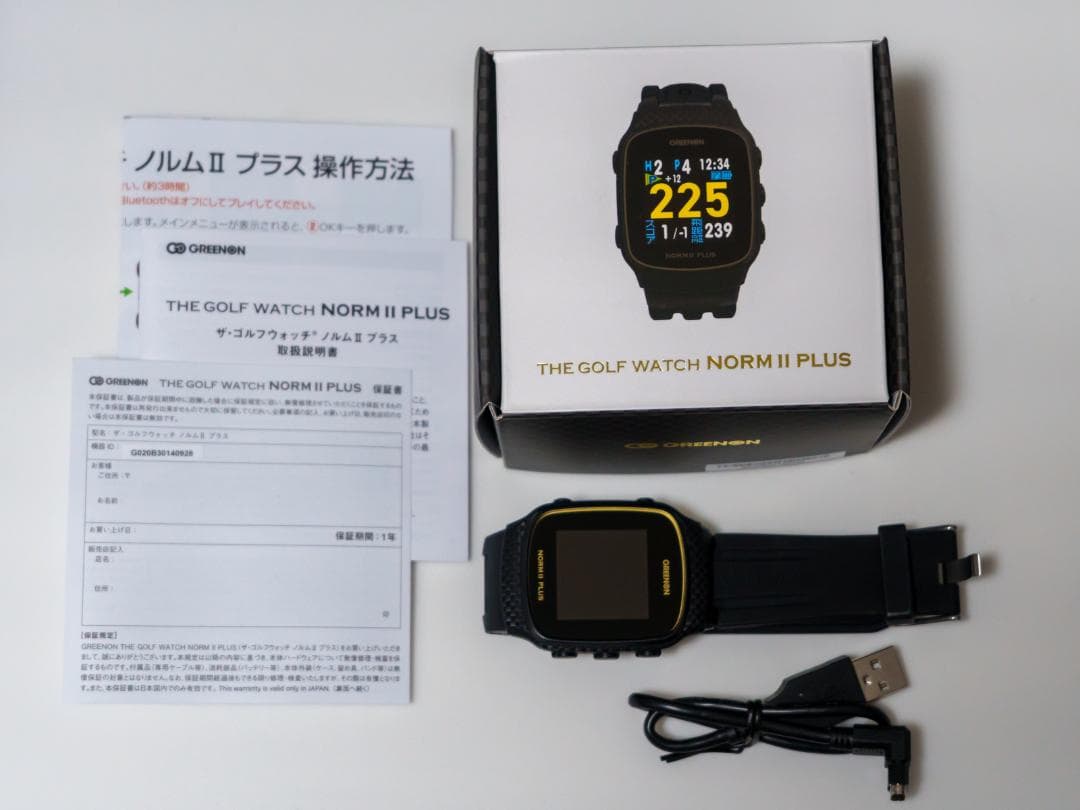 THE GOLF WATCH NORM II PLUS USED美品