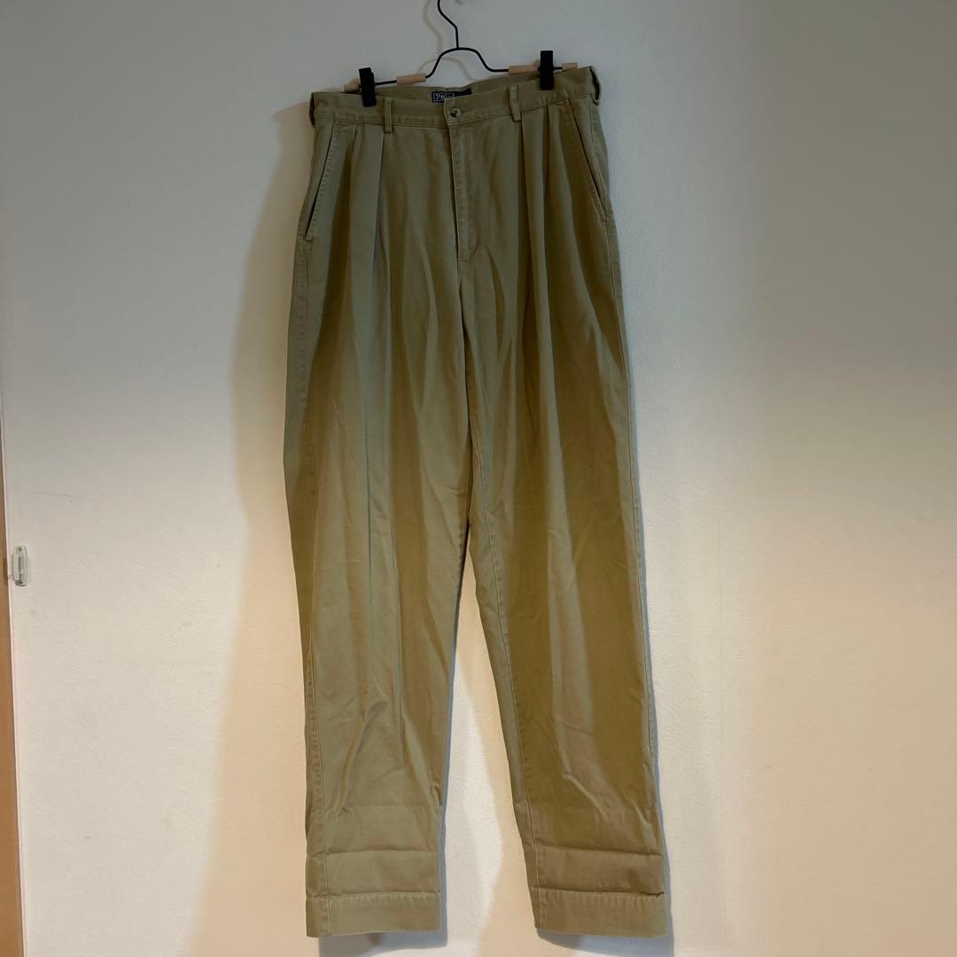 ポロ ラルフローレン W31/79 ポロチノ 90s アンドリュー ベージュ