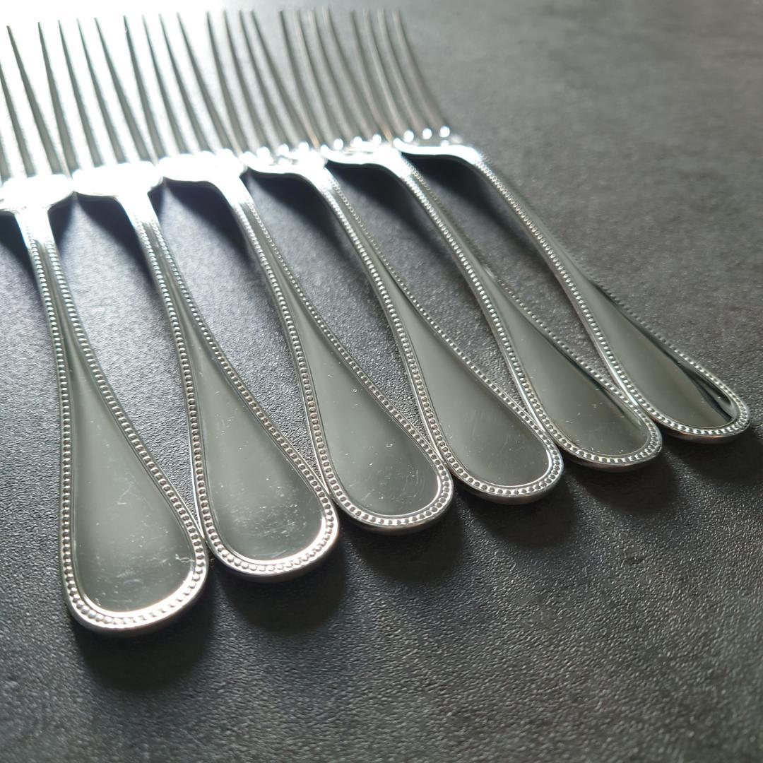 美品 クリストフル パール デザートフォーク 6点