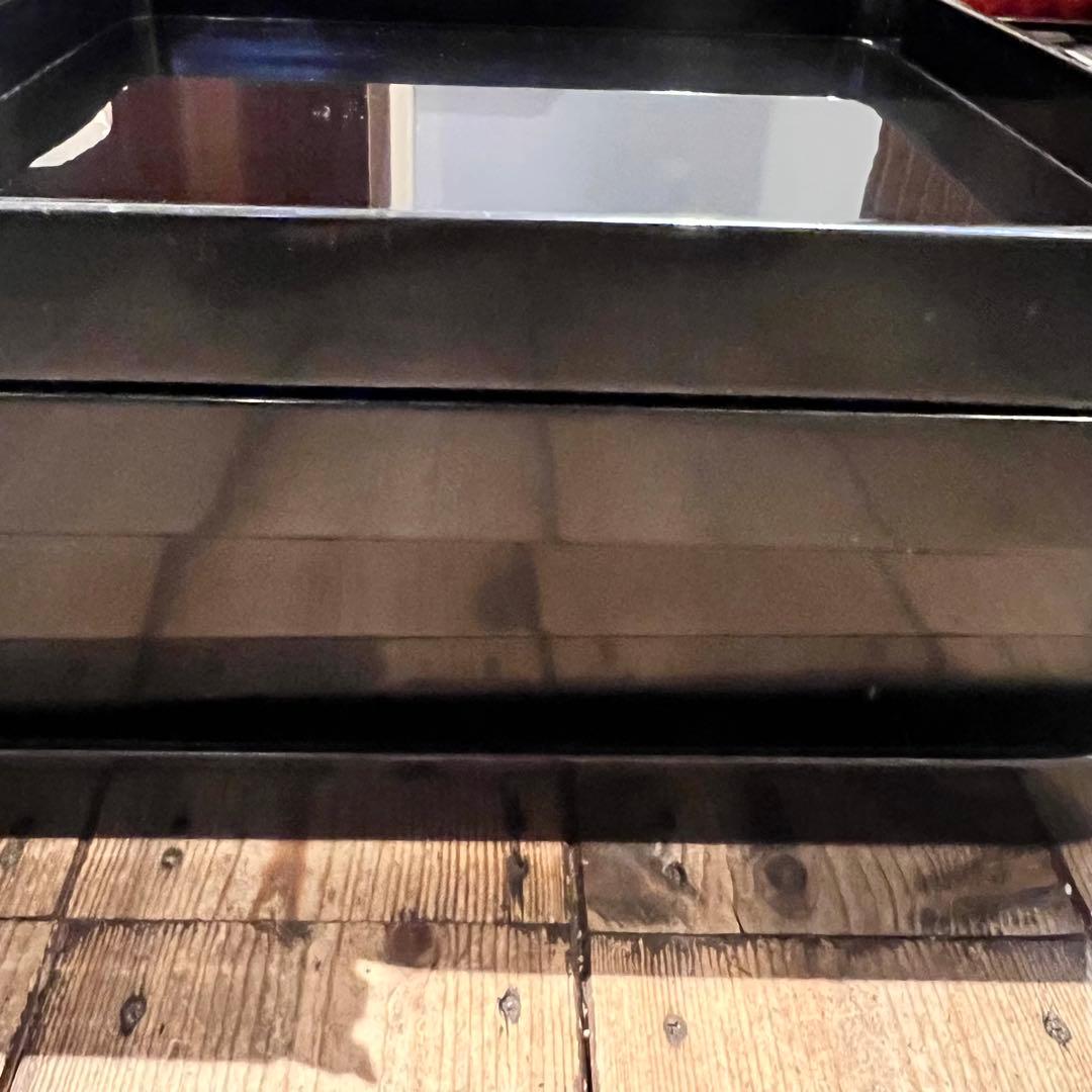 ① 輪島塗　御膳　10膳　黒漆縁金脚付膳　明治　漆器　能登　会席膳　お盆