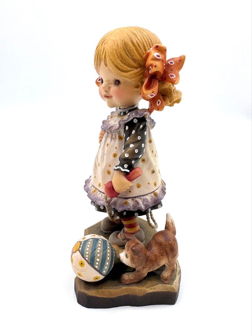 希少　ANRIアンリ　サラ・ケイ【Let’s Play】木彫り人形約16.5cm