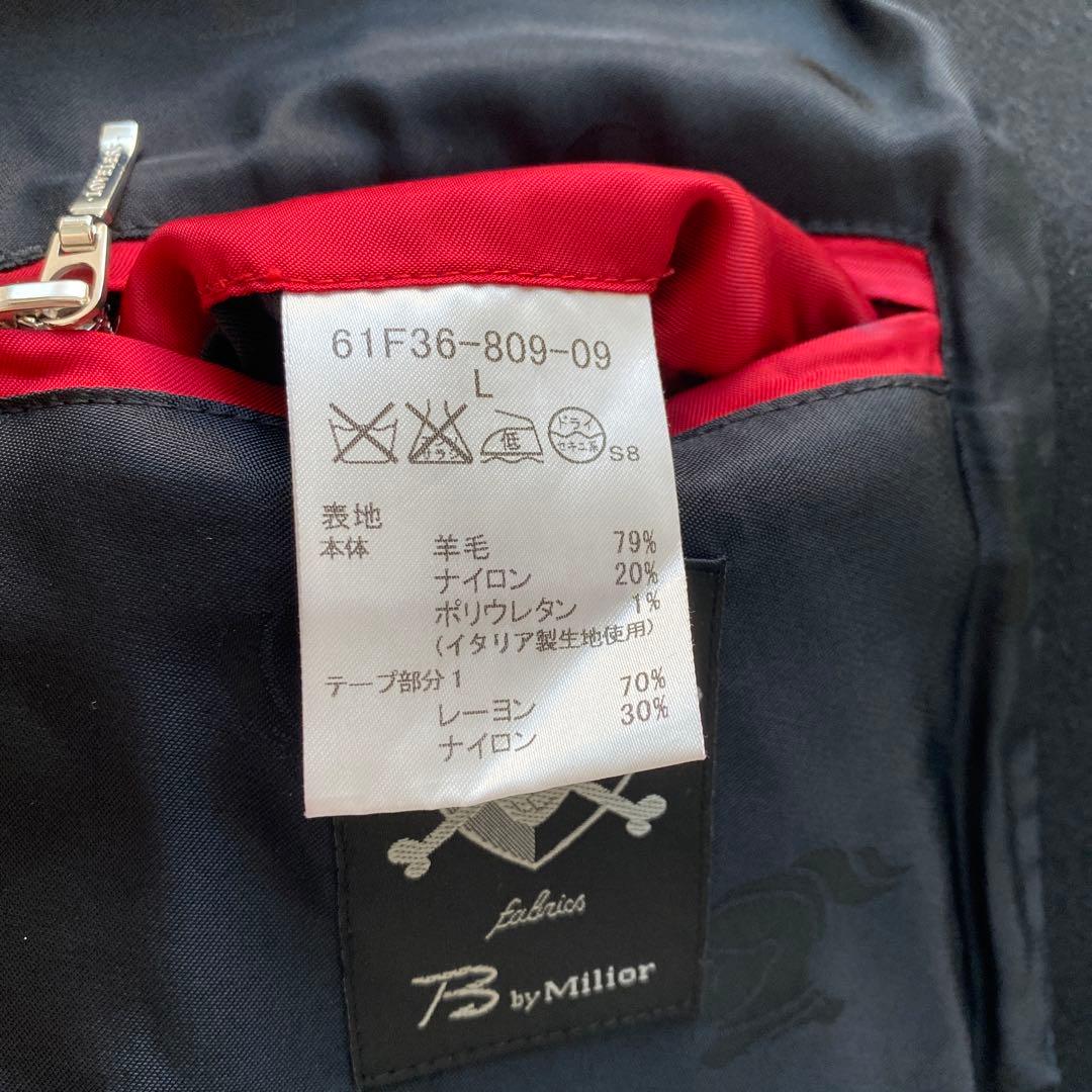 極美品　LOVELLESS ラブレス　ブラック　ピーコート　L スカル　刺繍　黒