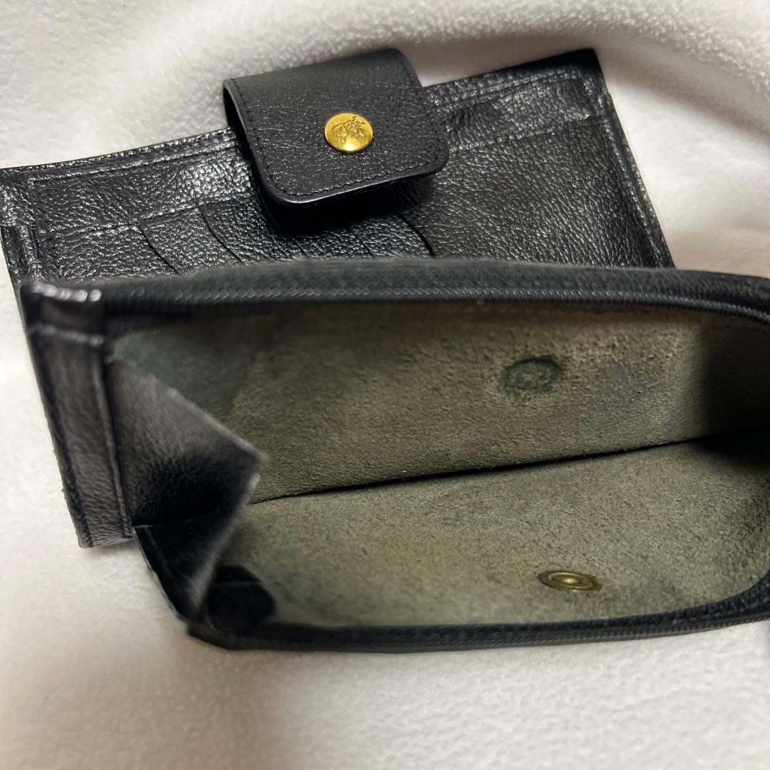 ⭐︎専用 IL BISONTE 黒 レザー 長財布 保存袋付き