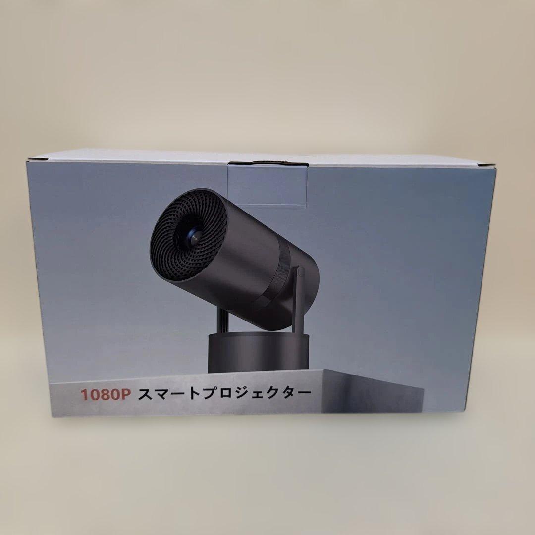 ロジェクター 家庭用 超小型　バッテリー内蔵・Android TV搭載　270°