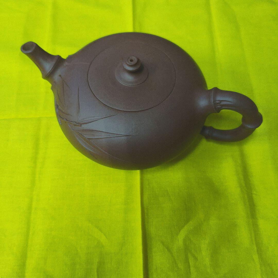 【宜興紫砂壺】国家工芸師儲韋芳製 中国紫泥茶壺　Yixing Teapot