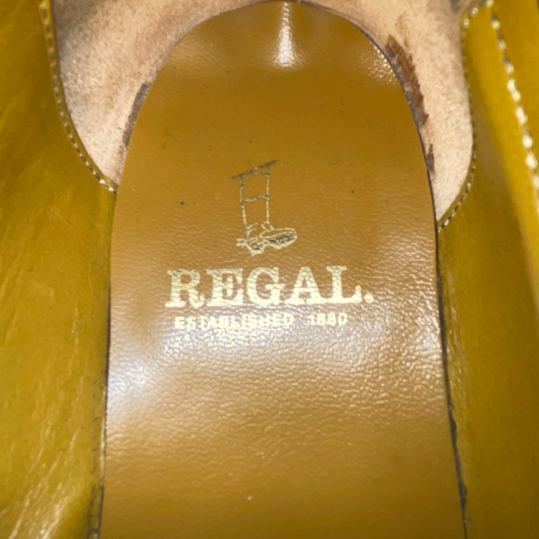 ★美品★リーガル REGAL タッセルローファー シボ革【24.5】2641