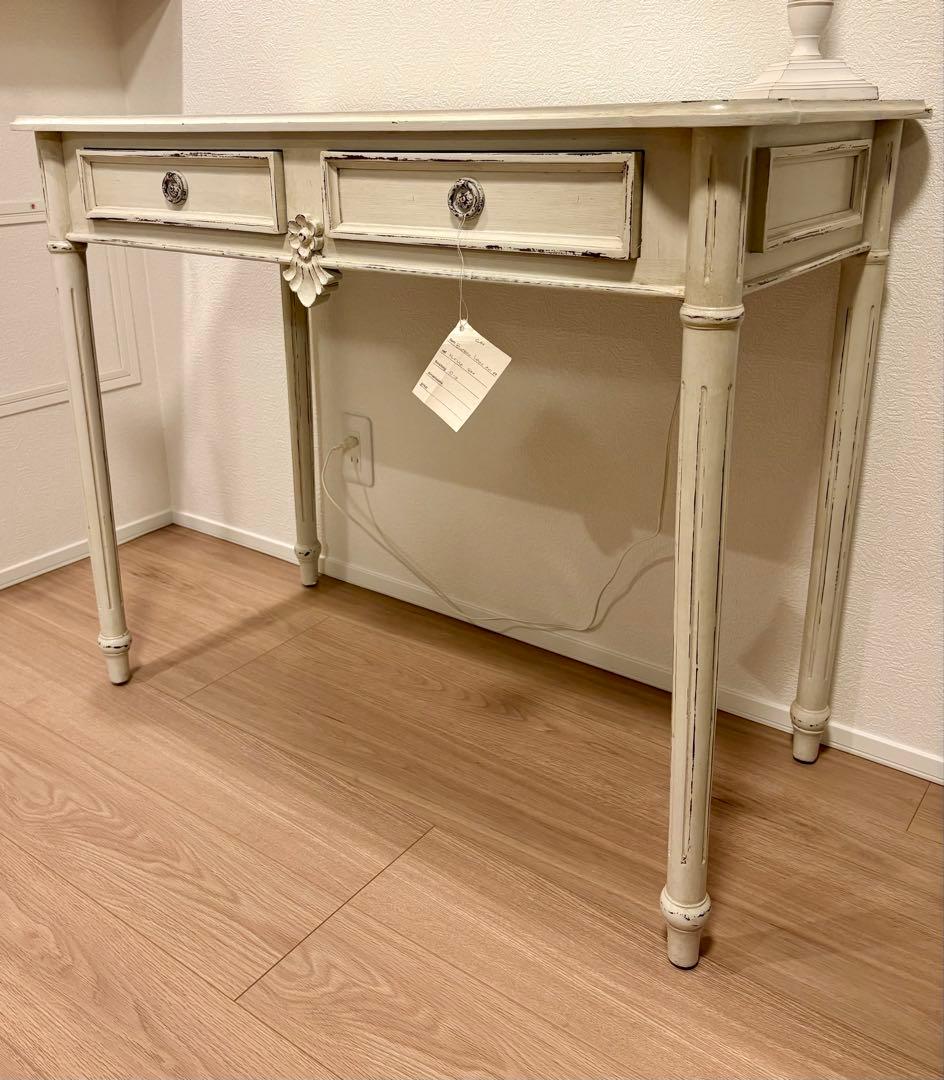 池田市モビリグランデにて購入4点セット(鏡、チェア、コンソール、スタンド照明)