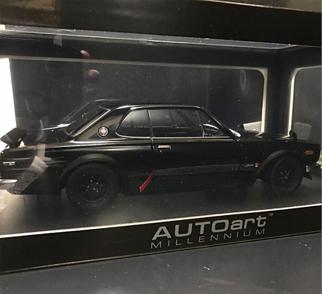 オートアート 1/18 GT-R KPGC10 ブラック チューンドバージョン