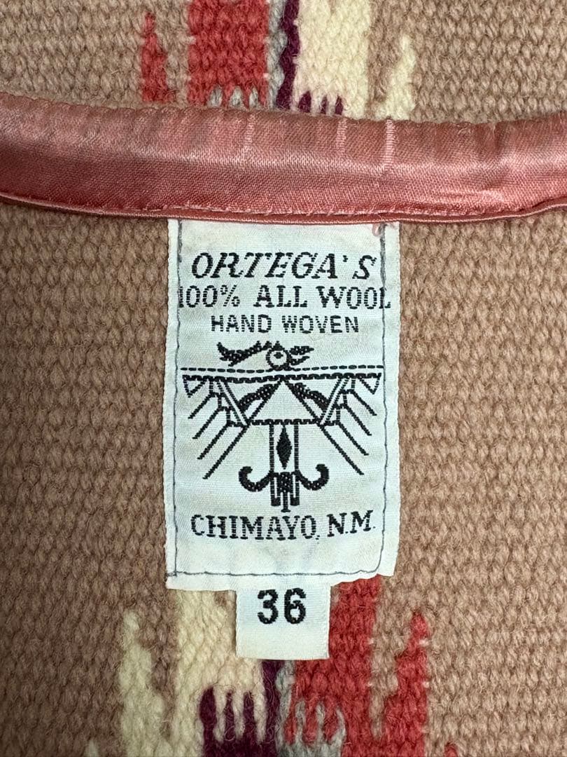 ORTEGA'S オルテガ チマヨ ベスト 36 ベージュ xpv