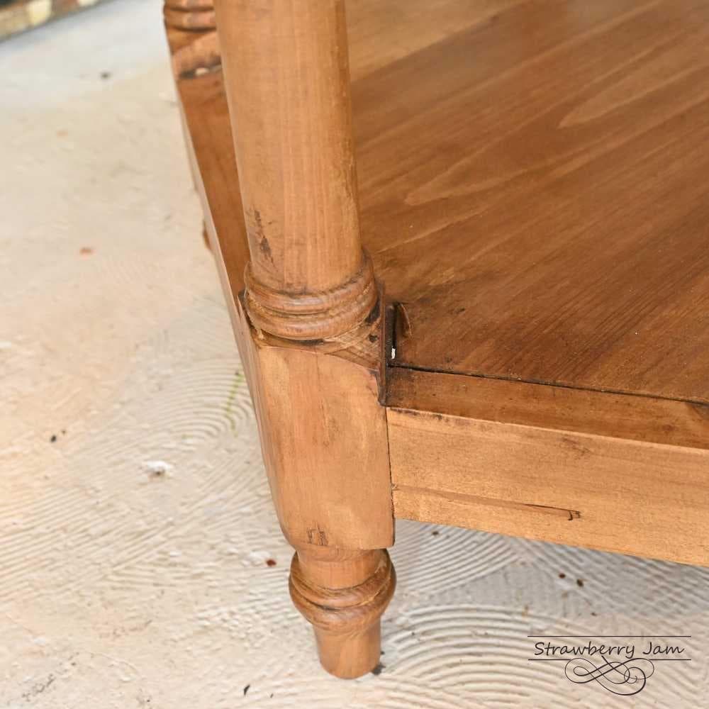 IFU-412 英国アンティーク コーヒーテーブル 花台 教会 スモールテーブル