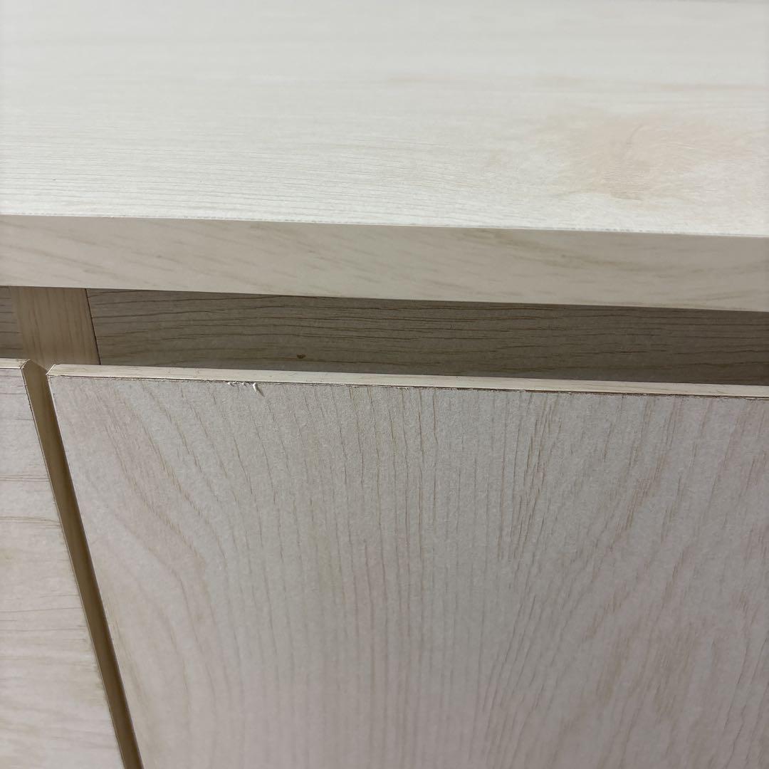 ニトリ 木製キャビネット 4段引き出し 2扉 漫画 オタ活