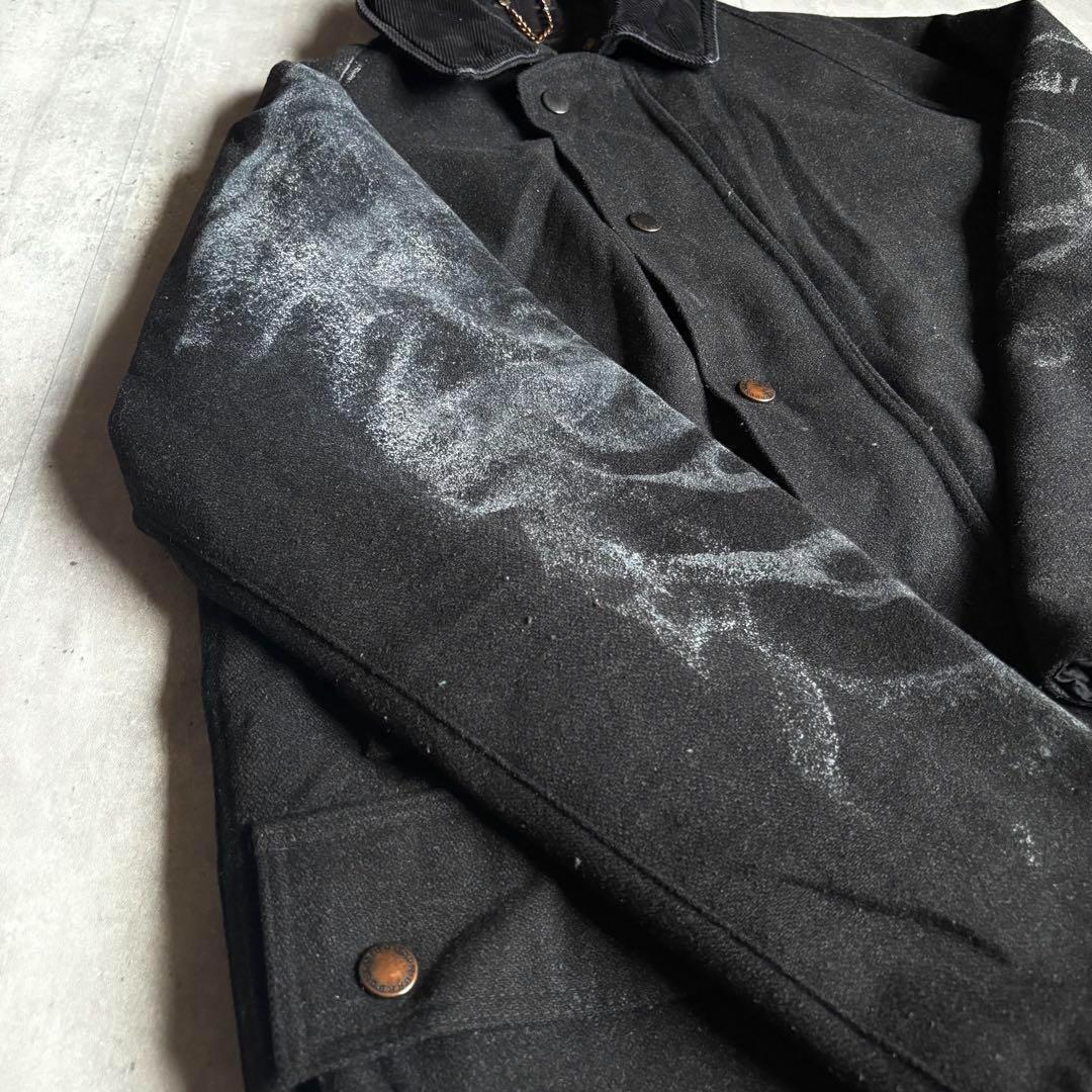 【Barbour】ウールジャケット　ミドル丈　ビデイル　英国　vintage