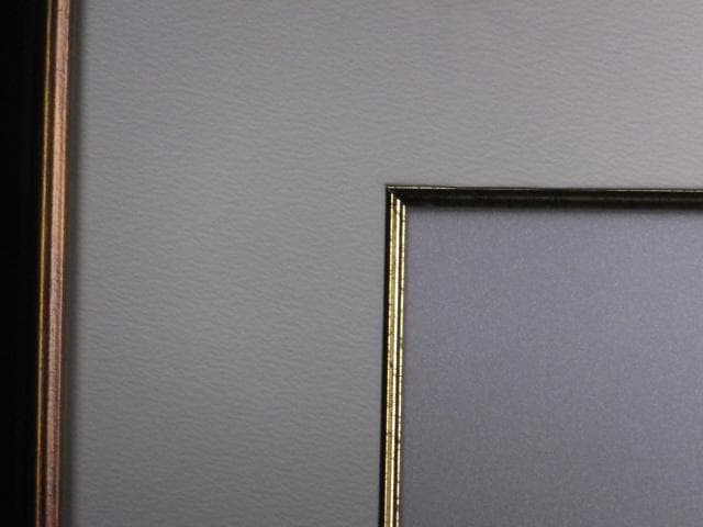 モールディング 　大全紙　水彩/版画用額縁『布張りタトウ箱　黄袋付』0109I