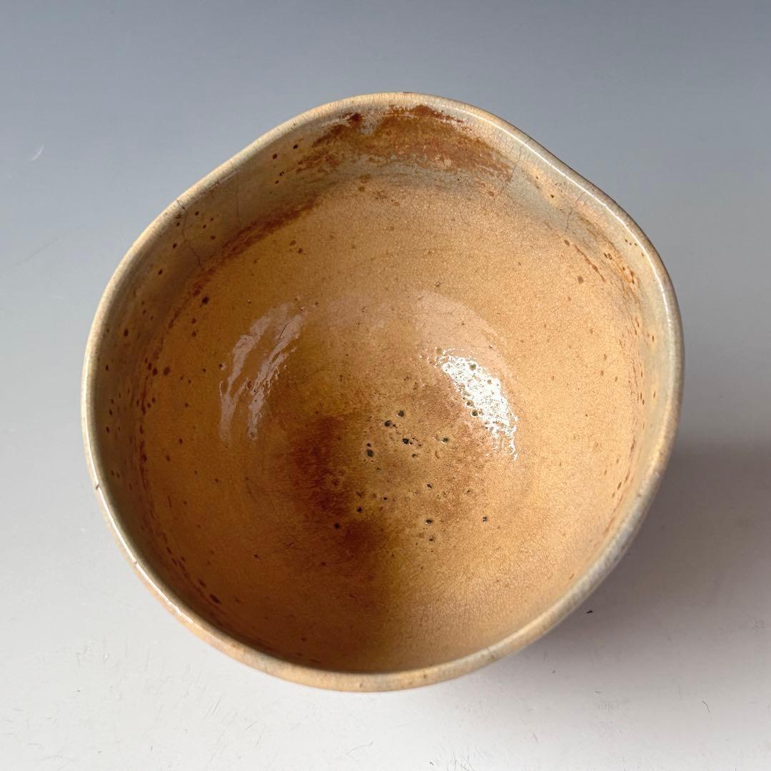 茶道具　対州御本　茶碗　江戸中期　佐々木三味　極書　銘「鳴門」古美術　濃茶　茶