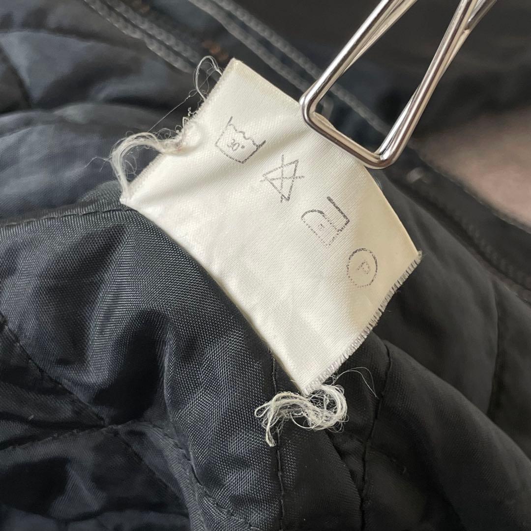 OLD ユーロ古着 ファイヤーマン 中綿 ナイロン ジャケット ブラック