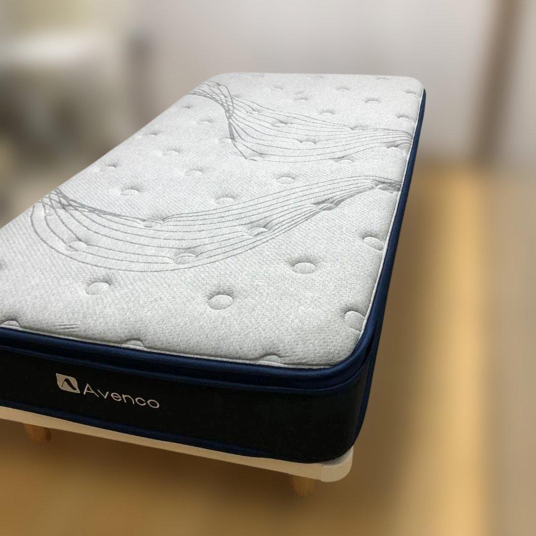 【美品】Avenco マットレス＋ベッドフレーム シングル 250730-2