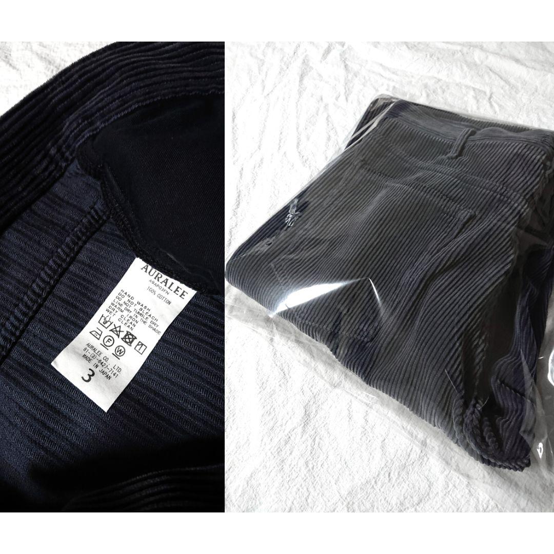 『AURALEE WASHED CORDUROY 5P PANTS』