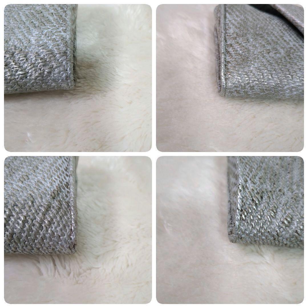 希少✨ヒロコハヤシ ダマスコ 長財布 シルバー レザー レター型