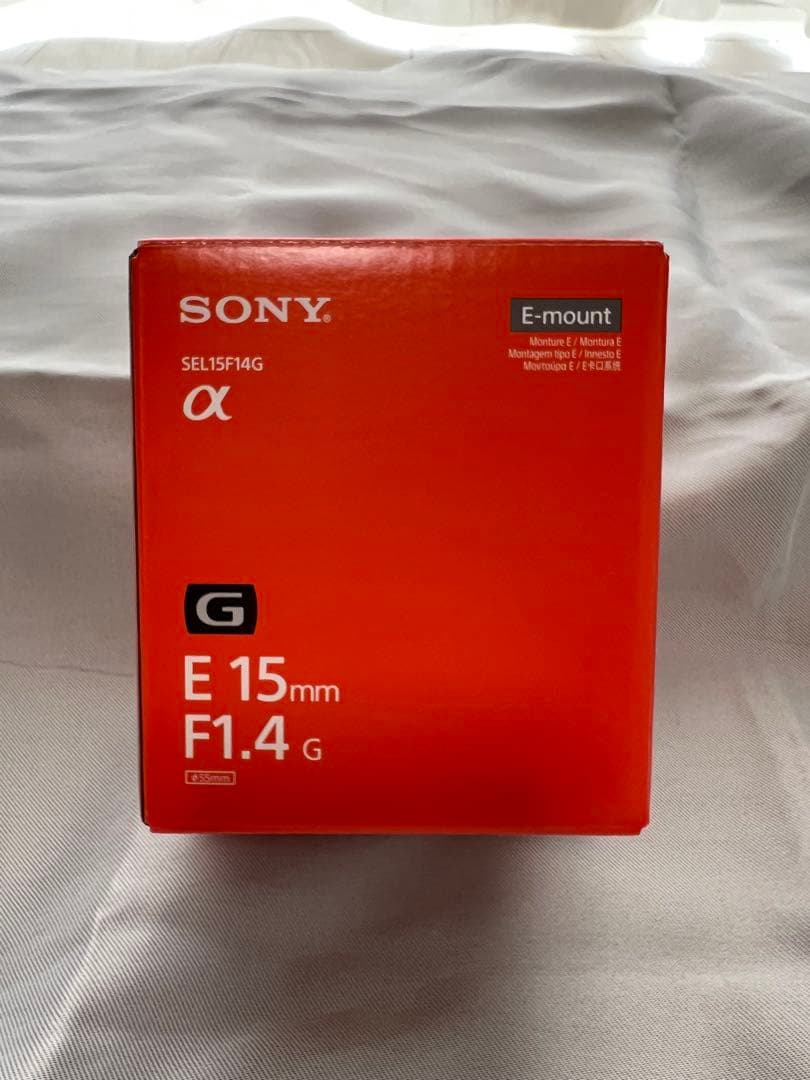 超美品 SONY E 15mm F1.4 G
