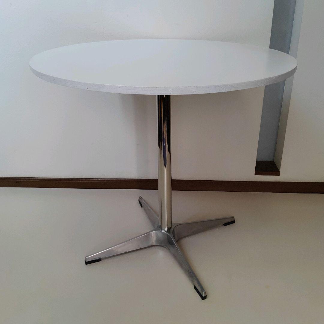 引き取り限定　ogre vamir ラウンドテーブル ホワイト系 韓国インテリア