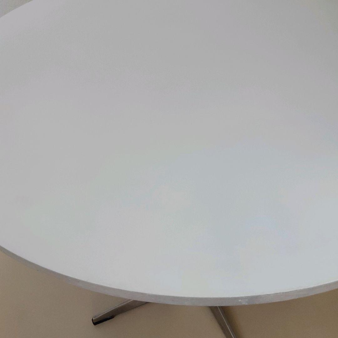 引き取り限定　ogre vamir ラウンドテーブル ホワイト系 韓国インテリア