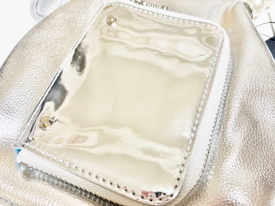 PAMEO POSE MY MAID VENUS がま口ショルダーバッグシルバー