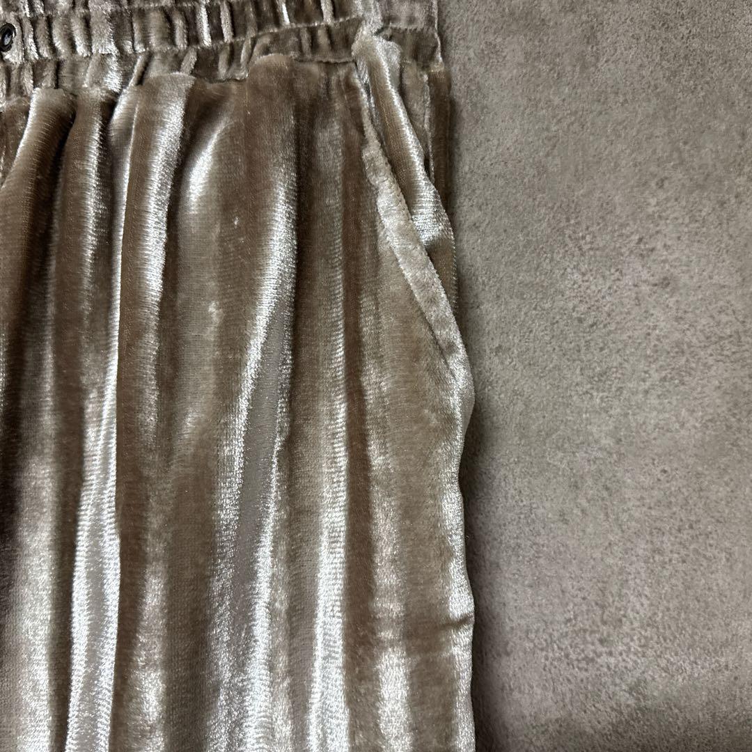 GALFY ガルフィ ベロア セットアップ 上下セット 光沢 ゴールド系