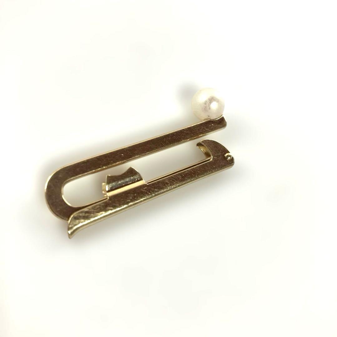 MIKIMOTO ミキモト パール k14 ネクタイピン