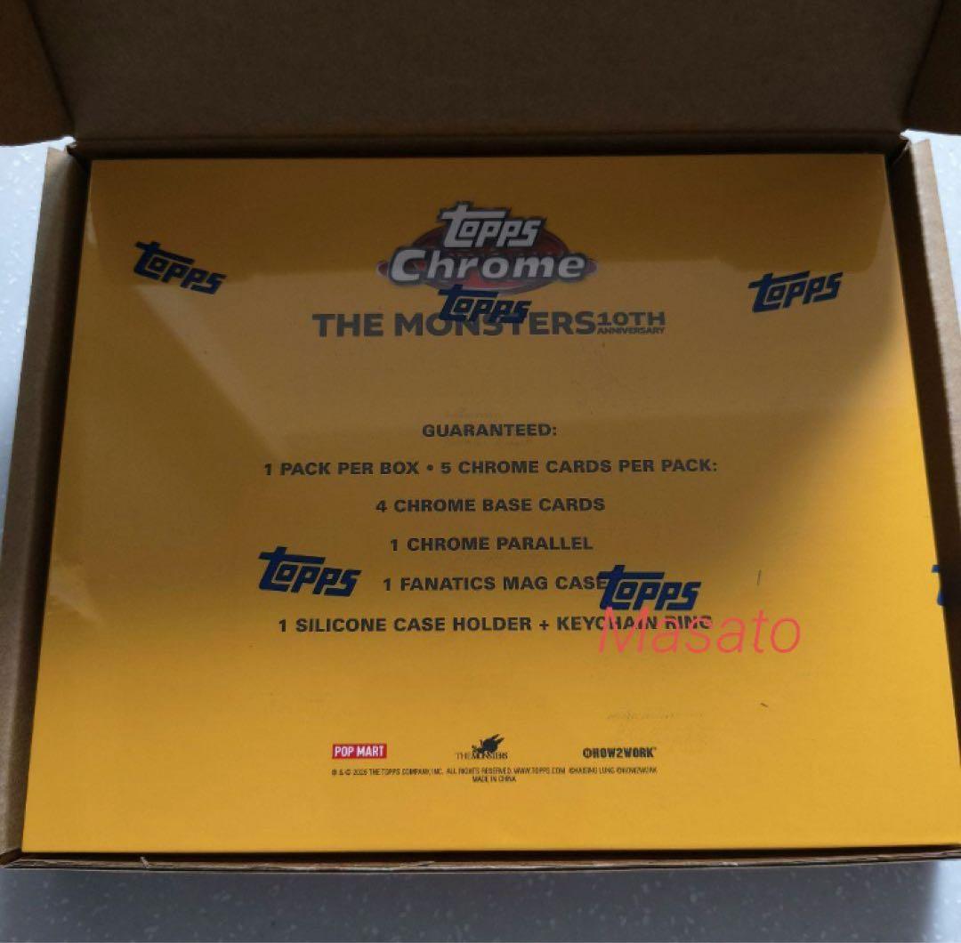 Topps Chrome 10周年記念ボックス　１BOX