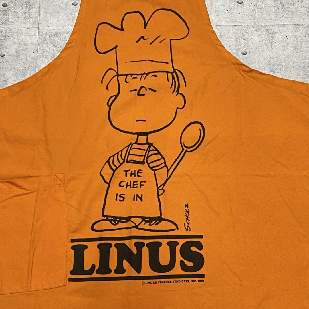 希少60s LINUSエプロンPEANUTS vintageライナス　スヌーピー