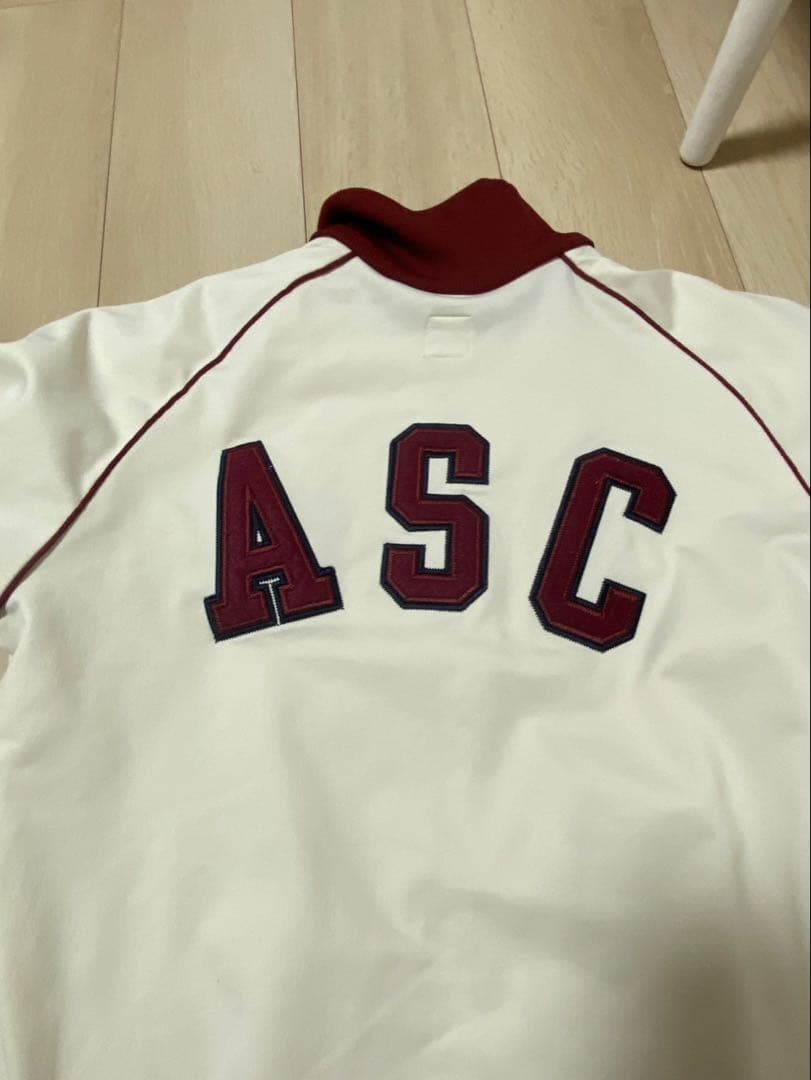 adidas バスケットボール ジャージ ASC ホワイト バーガンディ