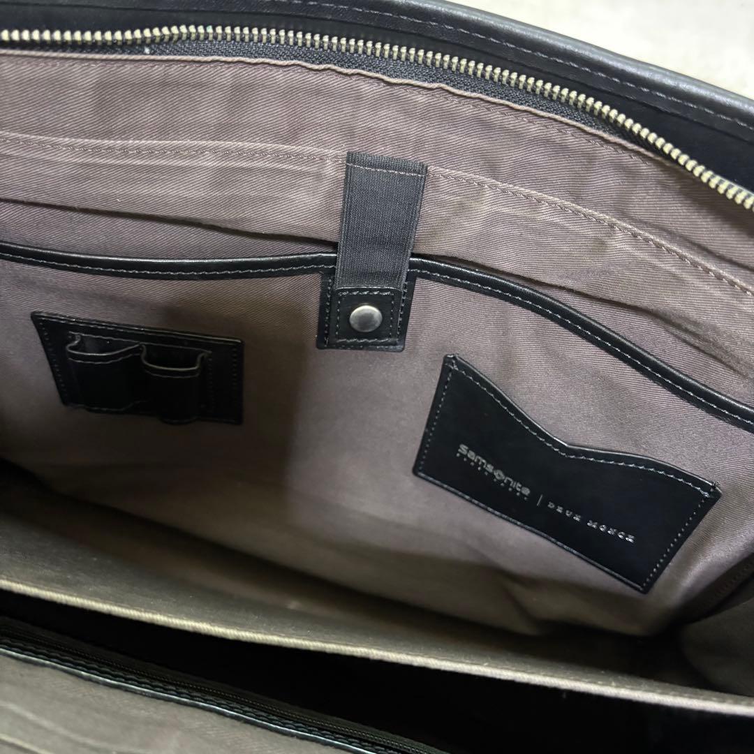 サムソナイト　ビジネスバッグ　ブラックレーベル　デュモンクス　レザー　2way