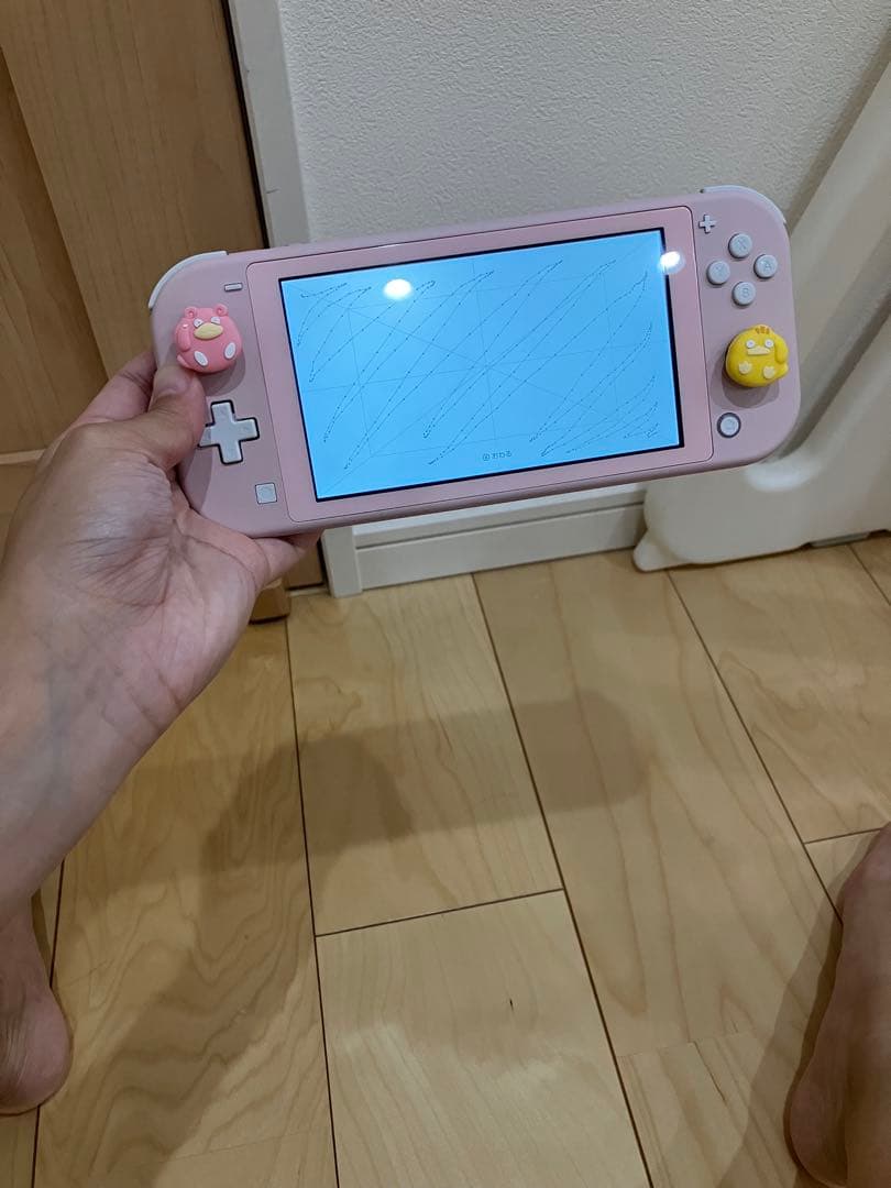 Switch light カスタム　ピンク　ヤドン　コダック　ポケモン　マイメロ