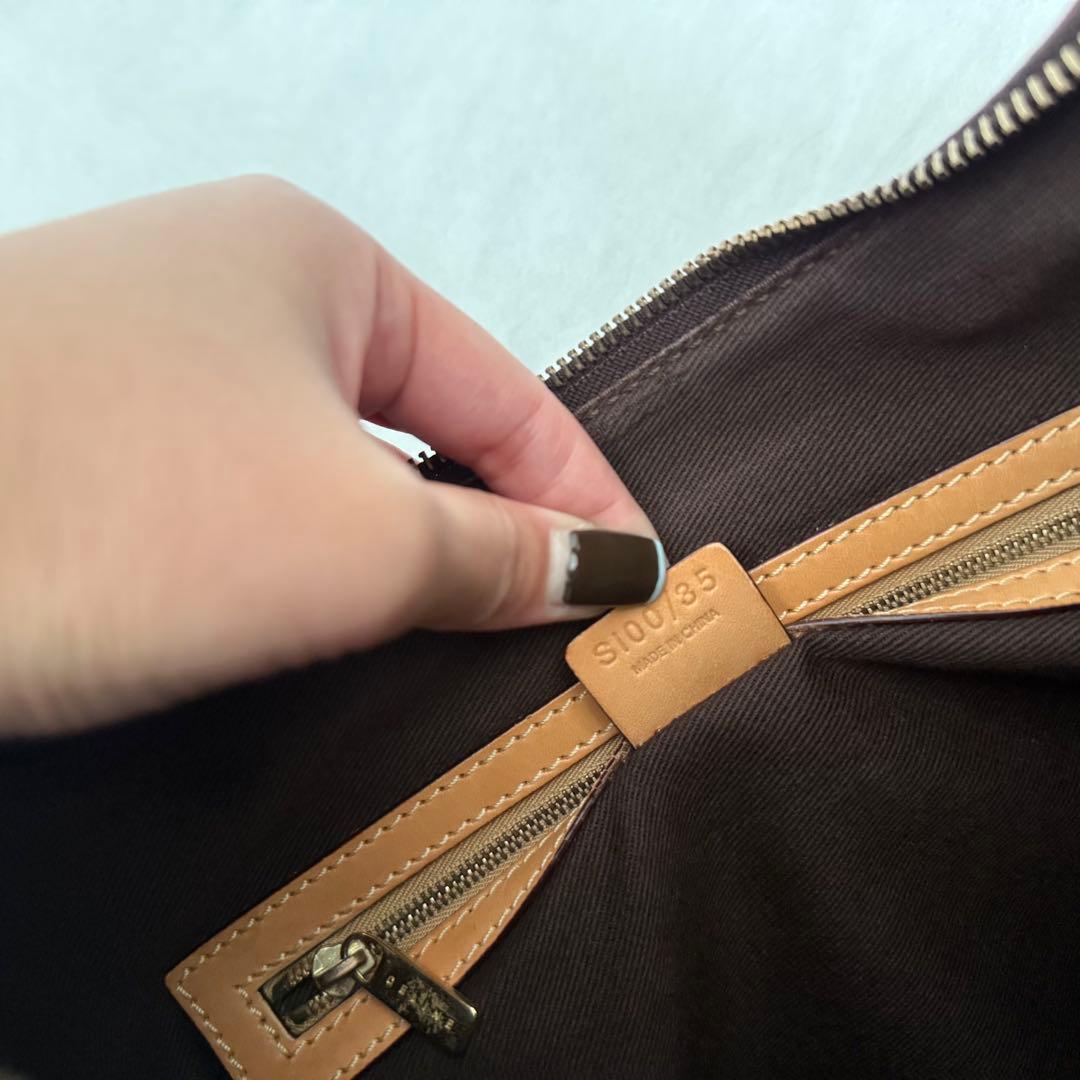 CELINE セリーヌ　マカダム柄　ホーボー　ワンショルダーバッグ