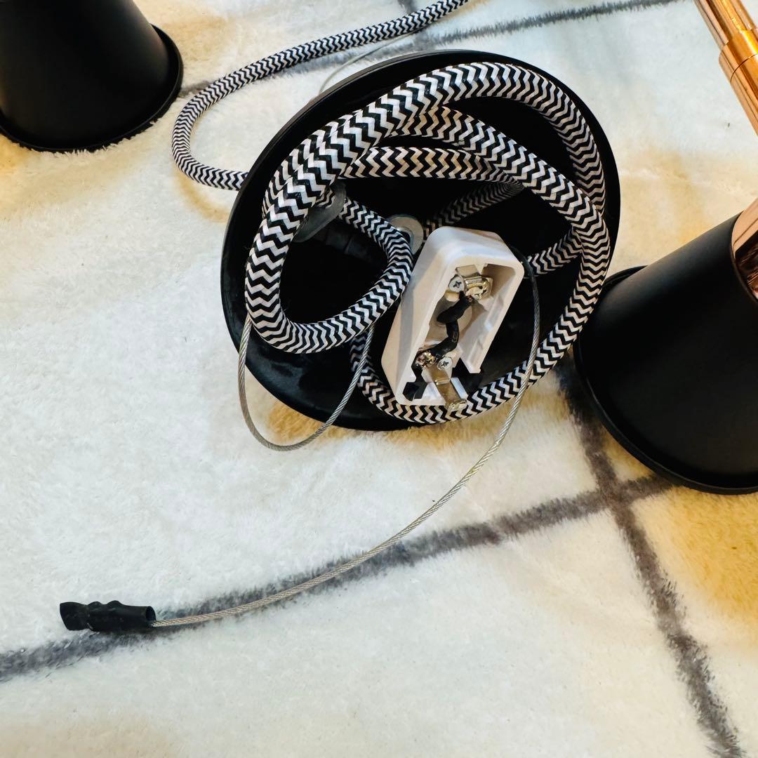 Francfranc ジガー ペンダントランプ 照明 ブラック ゴールド