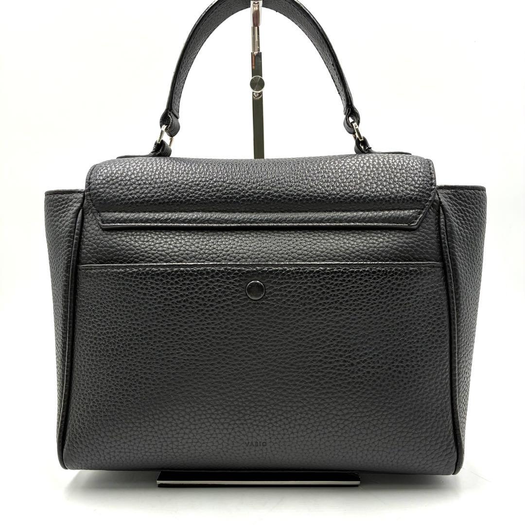 極美品 ヴァジック エバーミニ 2way ショルダーバッグ レザー ブラック