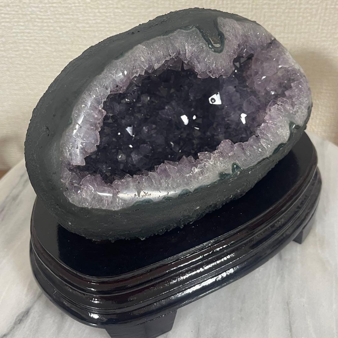 【天然石】アメジスト ドーム 紫水晶 ジオード 結晶 原石 パワーストーン