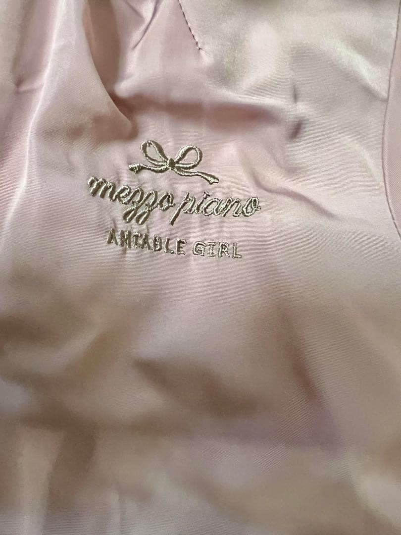 mezzo piano 新品未使用 リバーシブルダウンブルゾン140