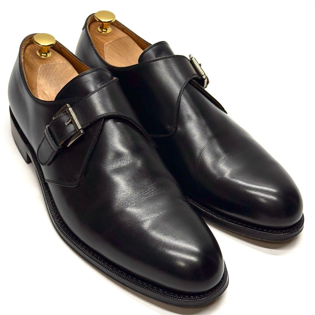 【美品】YANKO ヤンコ モンクストラップ ビジネスシューズ スペイン製