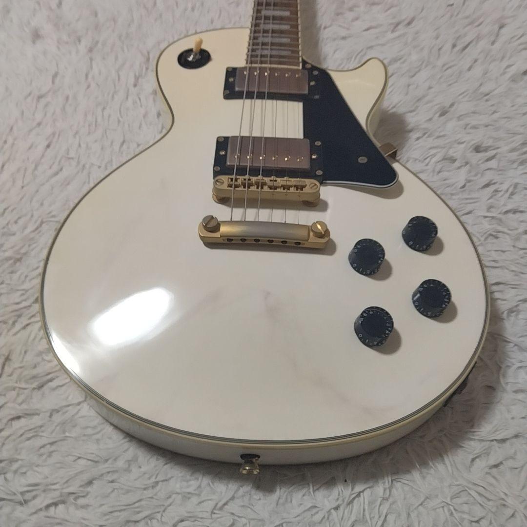 【中古】Blitz　エレキギター　レスポールタイプ　ホワイト　【99】